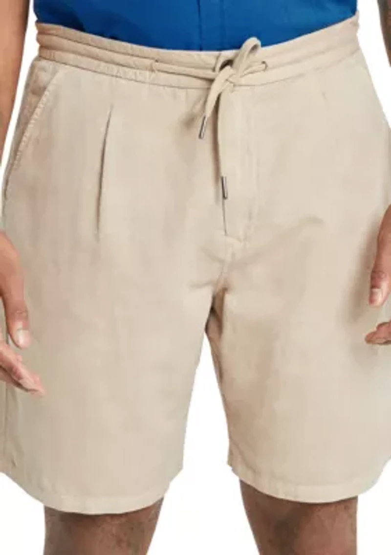 Big & Tall Milos Pleat Linen Short