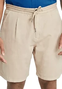Big & Tall Milos Pleat Linen Short