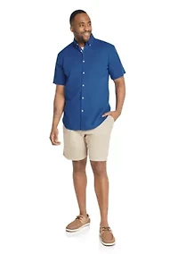 Big & Tall Milos Pleat Linen Short
