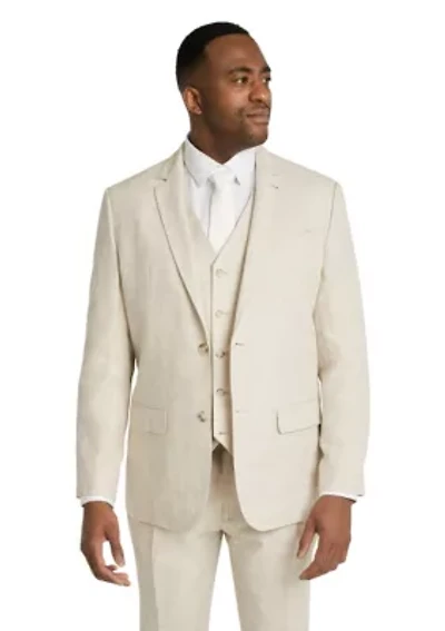 Big & Tall Johnny Bigg Mens Hemsworth Linen Suit Jacket