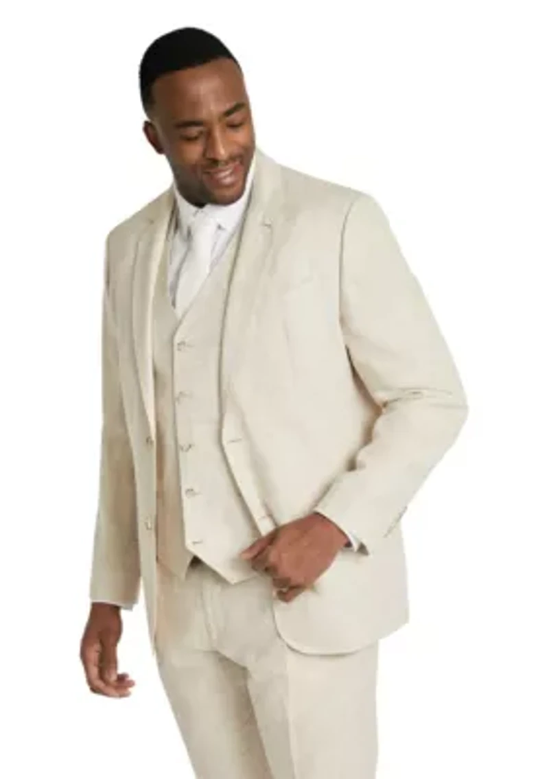 Big & Tall Johnny Bigg Mens Hemsworth Linen Suit Jacket