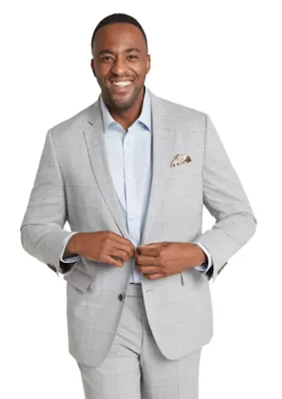 Big & Tall Johnny Bigg Mens Cavill Check Suit Jacket