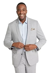 Big & Tall Johnny Bigg Mens Cavill Check Suit Jacket