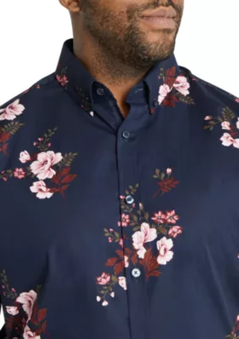 Big & Tall Johnny Bigg Mens Flint Stretch Shirt
