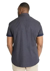 Big & Tall Johnny Bigg Mens Earle Micro Print Shirt