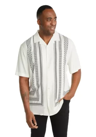 Big & Tall Johnny Bigg Mens Aruba Relaxed Fit Shirt