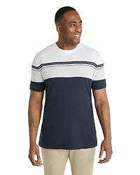 Big & Tall Joe Textured Stripe Tee