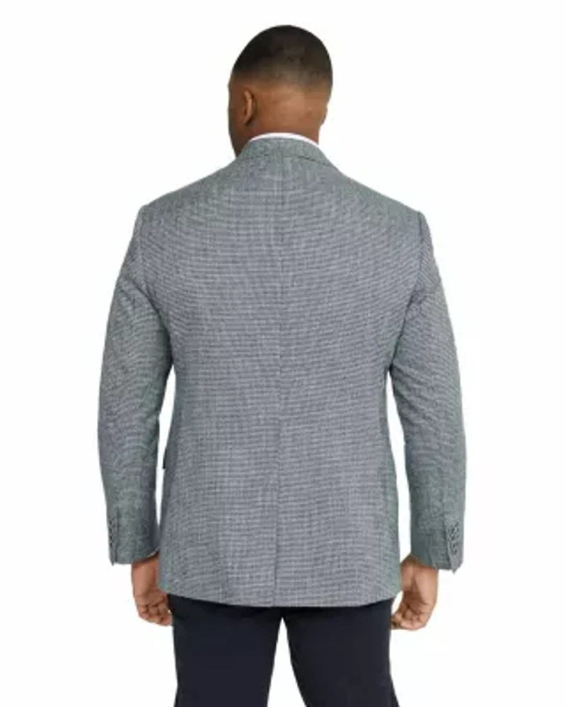 Big & Tall Giles Check Stretch Blazer