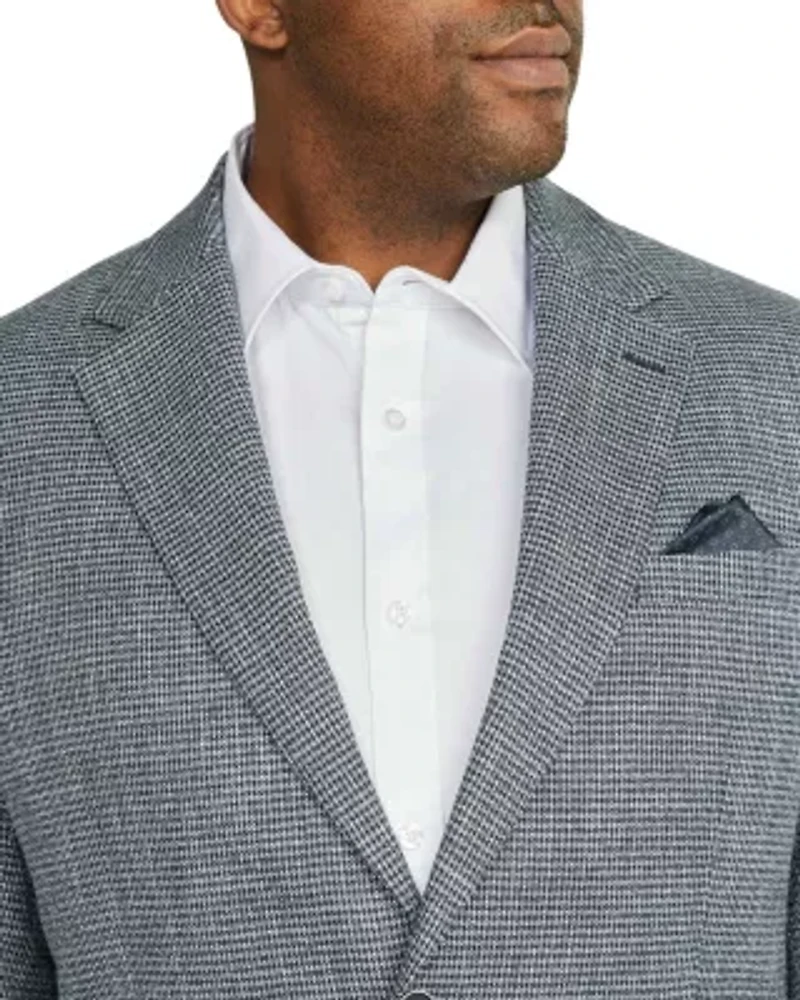 Big & Tall Giles Check Stretch Blazer