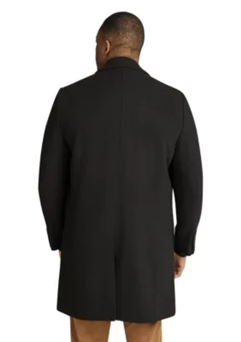 Big & Tall Xavier Wool Blend Overcoat
