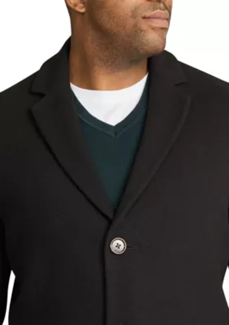 Big & Tall Xavier Wool Blend Overcoat