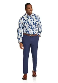 Big & Tall Bates Slim Dress Pant