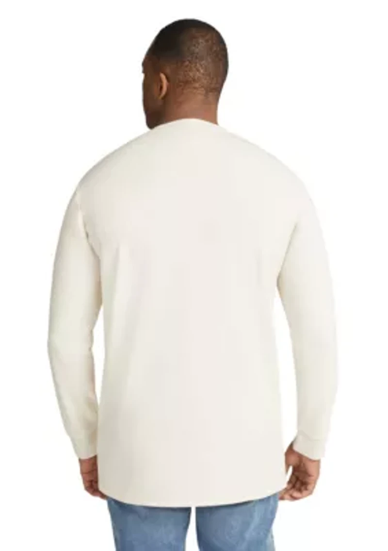 Big & Tall Regal Waffle Long Sleeve Top