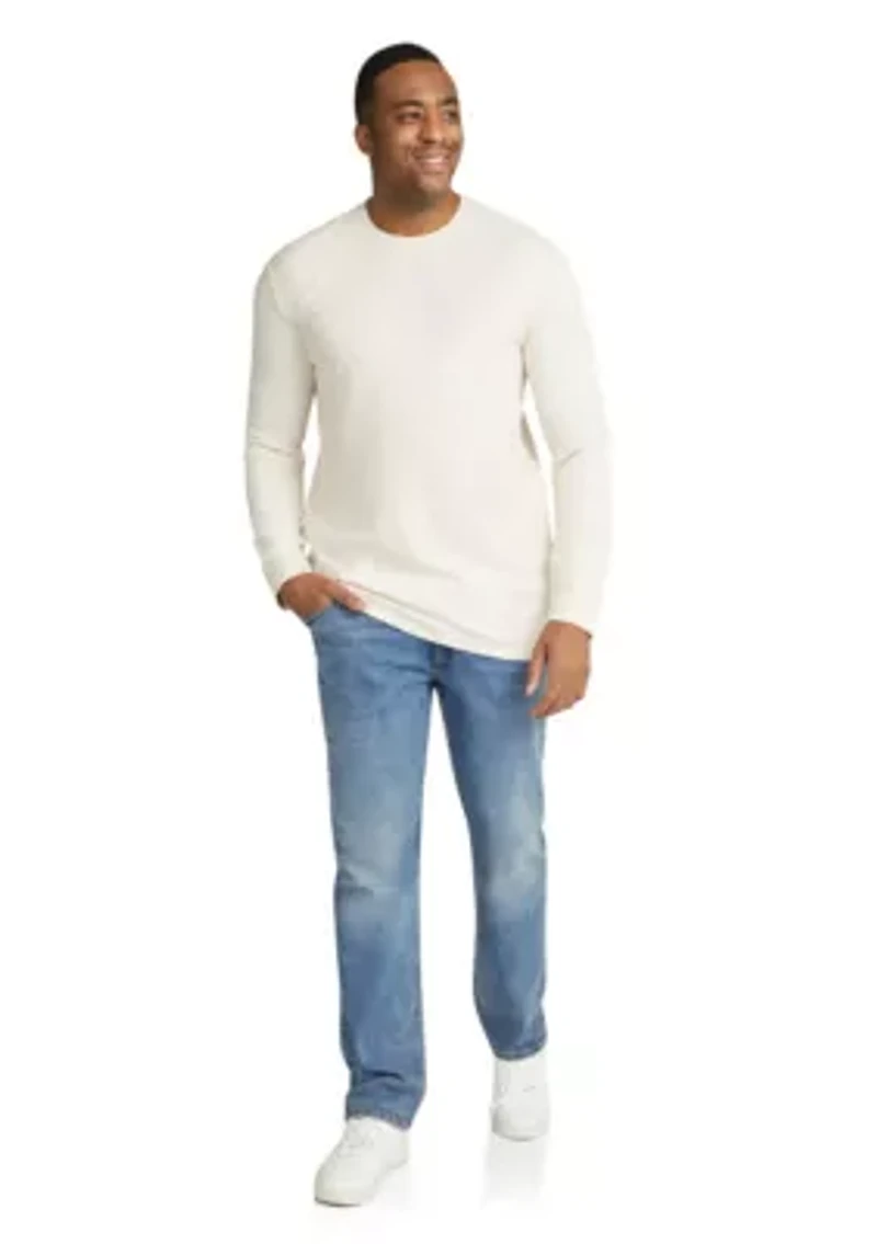 Big & Tall Regal Waffle Long Sleeve Top