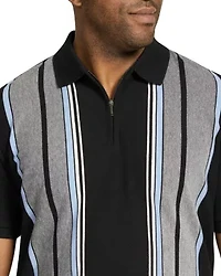 Big & Tall Johnny Bigg Lester Vertical Stripe Polo