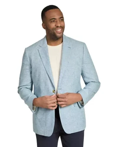 Big & Tall Johnny Bigg Aiden Linen Blend Blazer