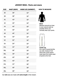 Big & Tall Raymond Elastic Pant