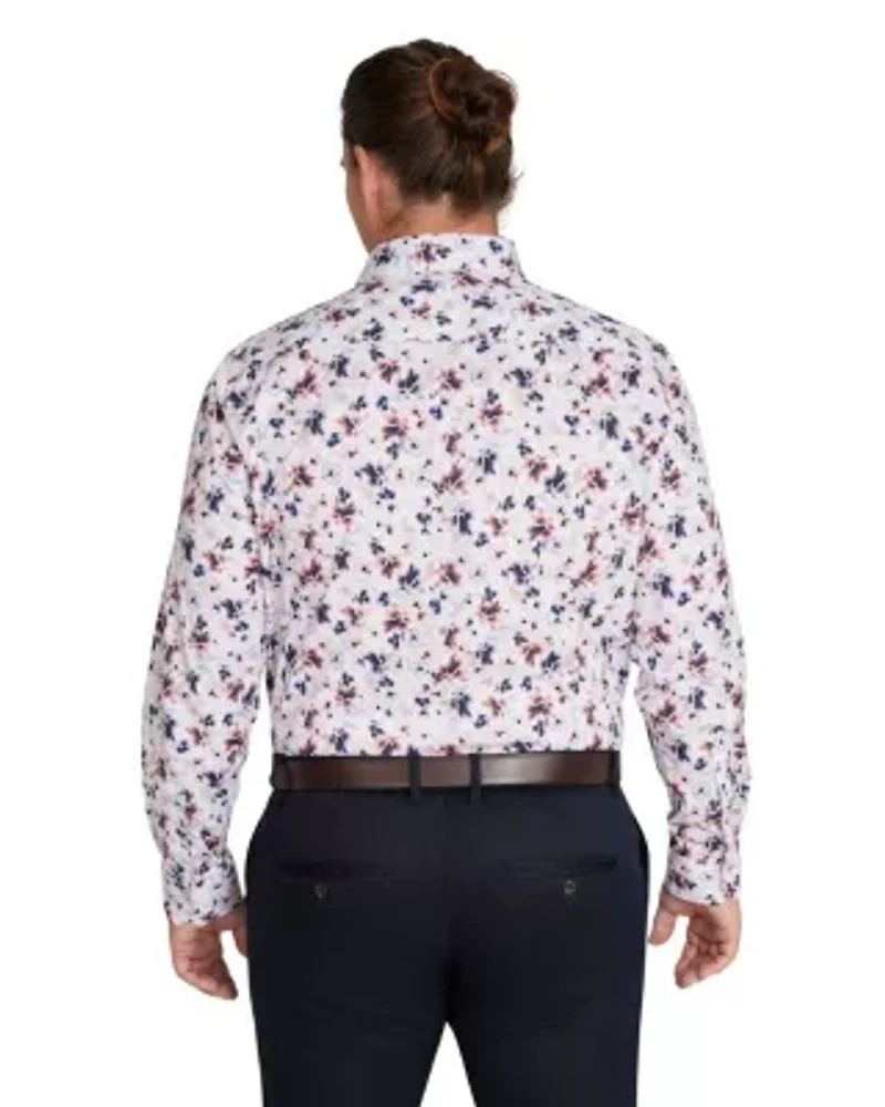 Big & Tall Dayle Floral Stretch Shirt