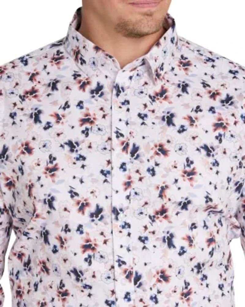 Big & Tall Dayle Floral Stretch Shirt