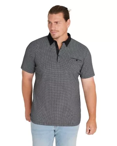 Big & Tall Leo Print Polo