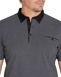 Big & Tall Leo Print Polo