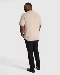 Big & Tall Rowan Textured Knit Polo