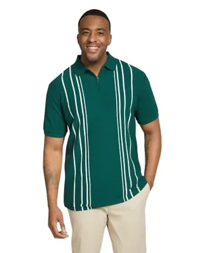 Big & Tall Oskar Vertical Stripe Polo
