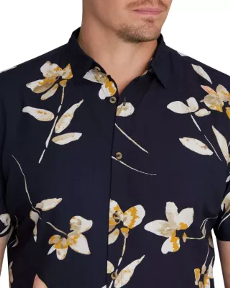 Big & Tall Johnny Bigg Rhodes Floral Print Shirt