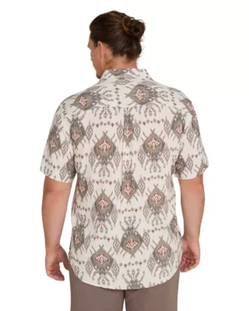 Big & Tall Johnny Bigg Atlas Ikat Print Shirt