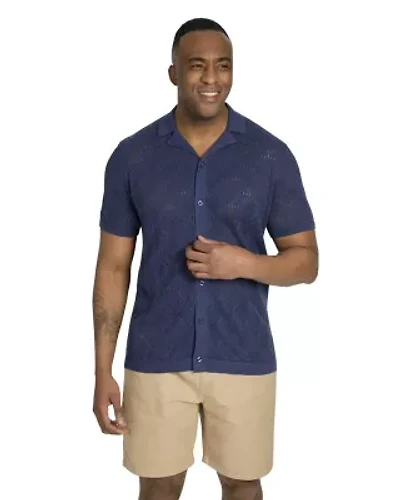 Big & Tall Alfred Relaxed Fit Knit Shirt