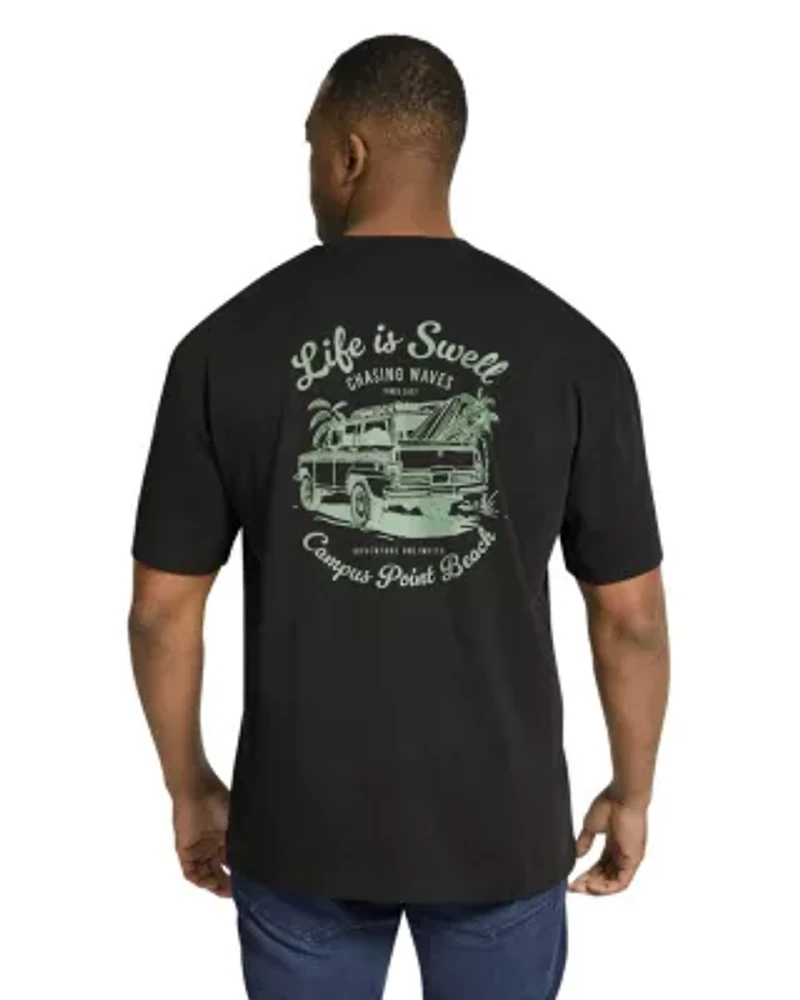 Big & Tall Chasing Waves Relaxed Fit Tee