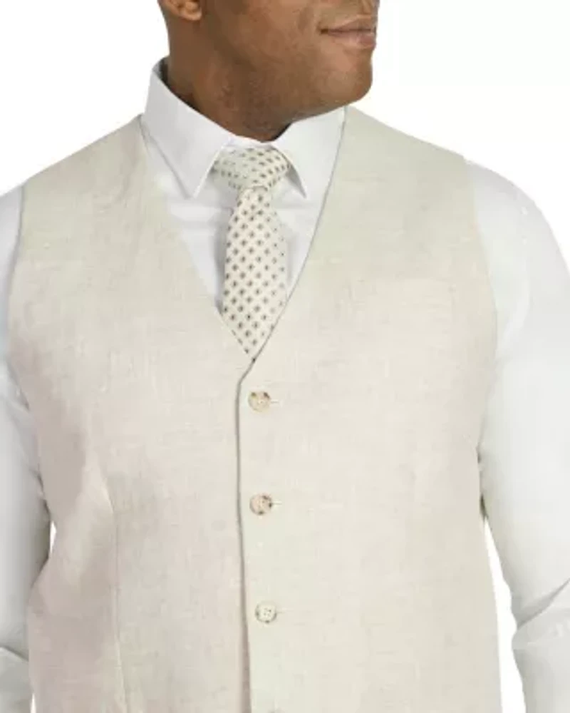 Big & Tall Jude Linen Waistcoat