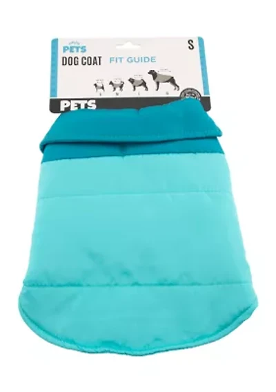 Color Block Dog Coat