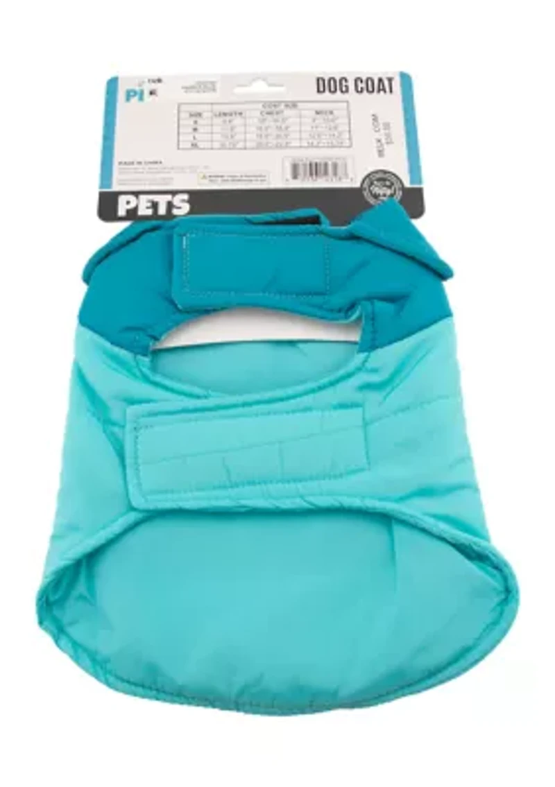 Color Block Dog Coat