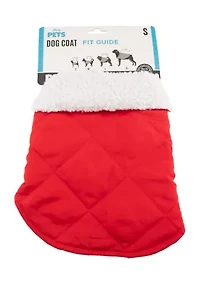 Color Block Dog Coat