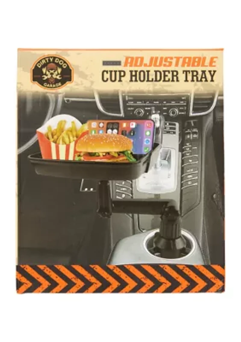 Adjustable Cup Holder Tray