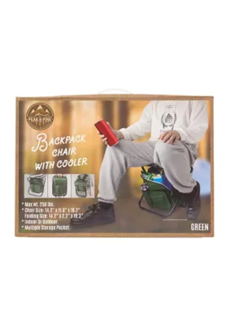 Backpack Chair with Cooler