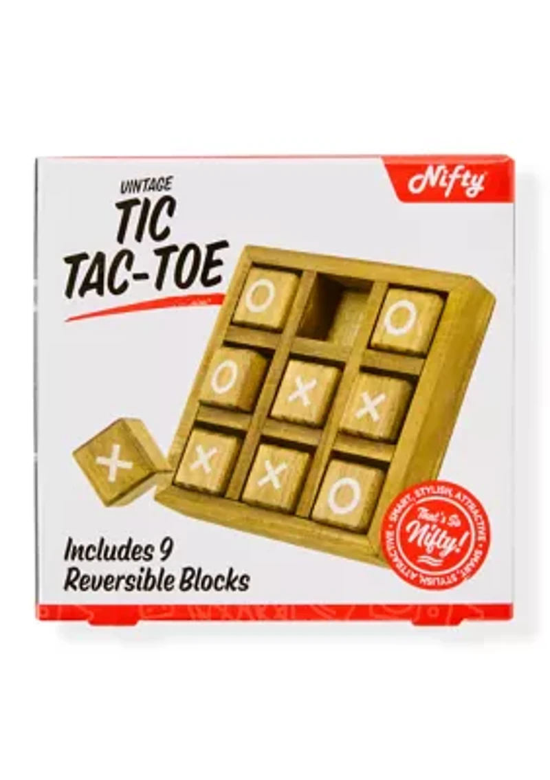 Wooden Tic Tac Toe