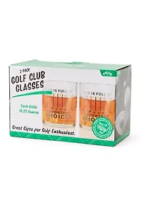 2-Pack Golf Club Glasses