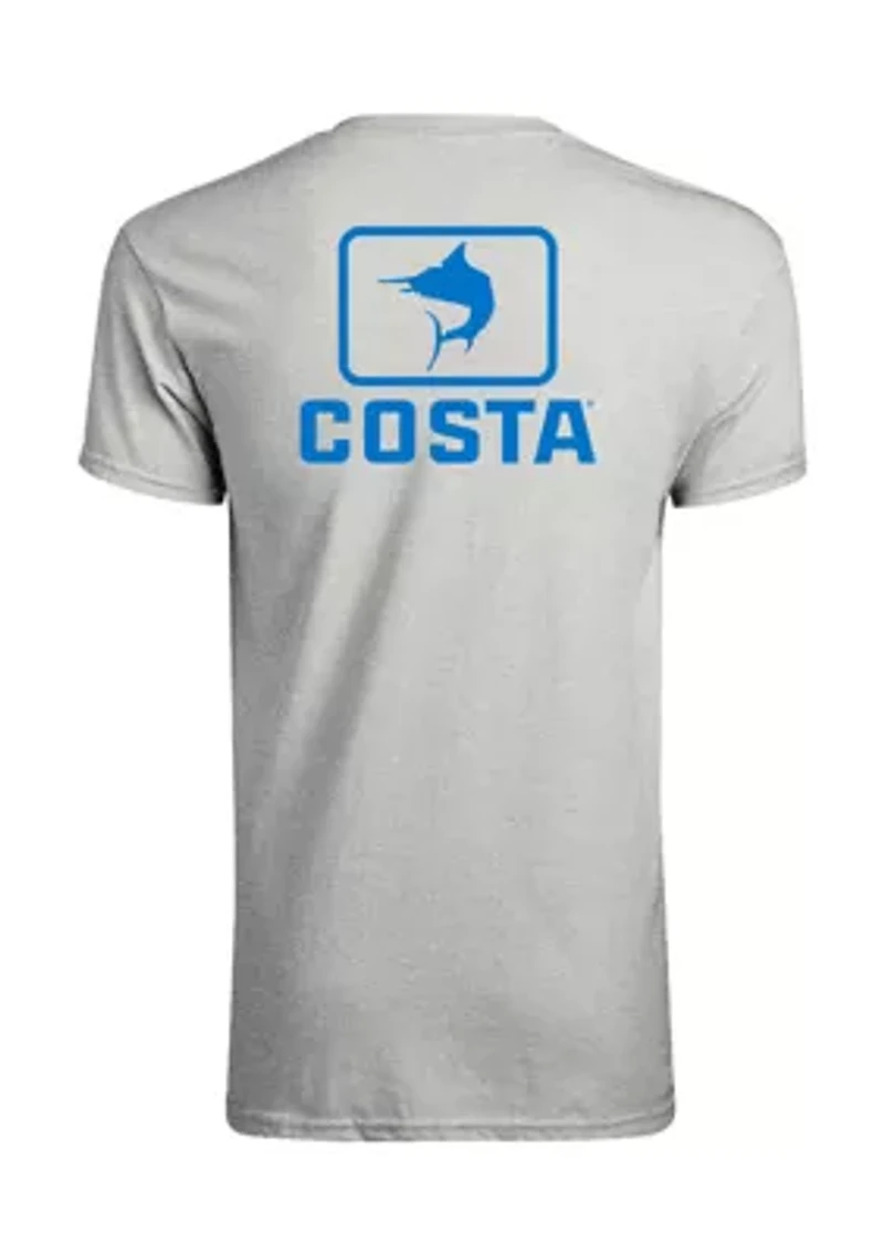 Men's Short Sleeve Emblem Marlin Graphic T-Shirt