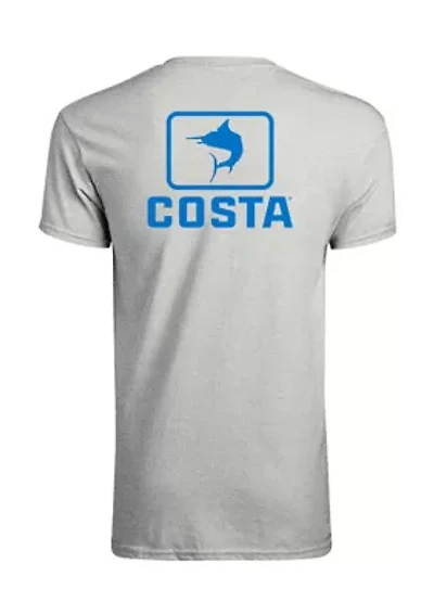 Men's Short Sleeve Emblem Marlin Graphic T-Shirt