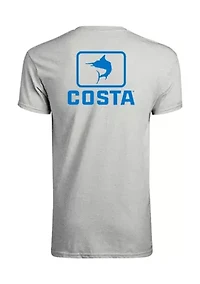 Men's Short Sleeve Emblem Marlin Graphic T-Shirt
