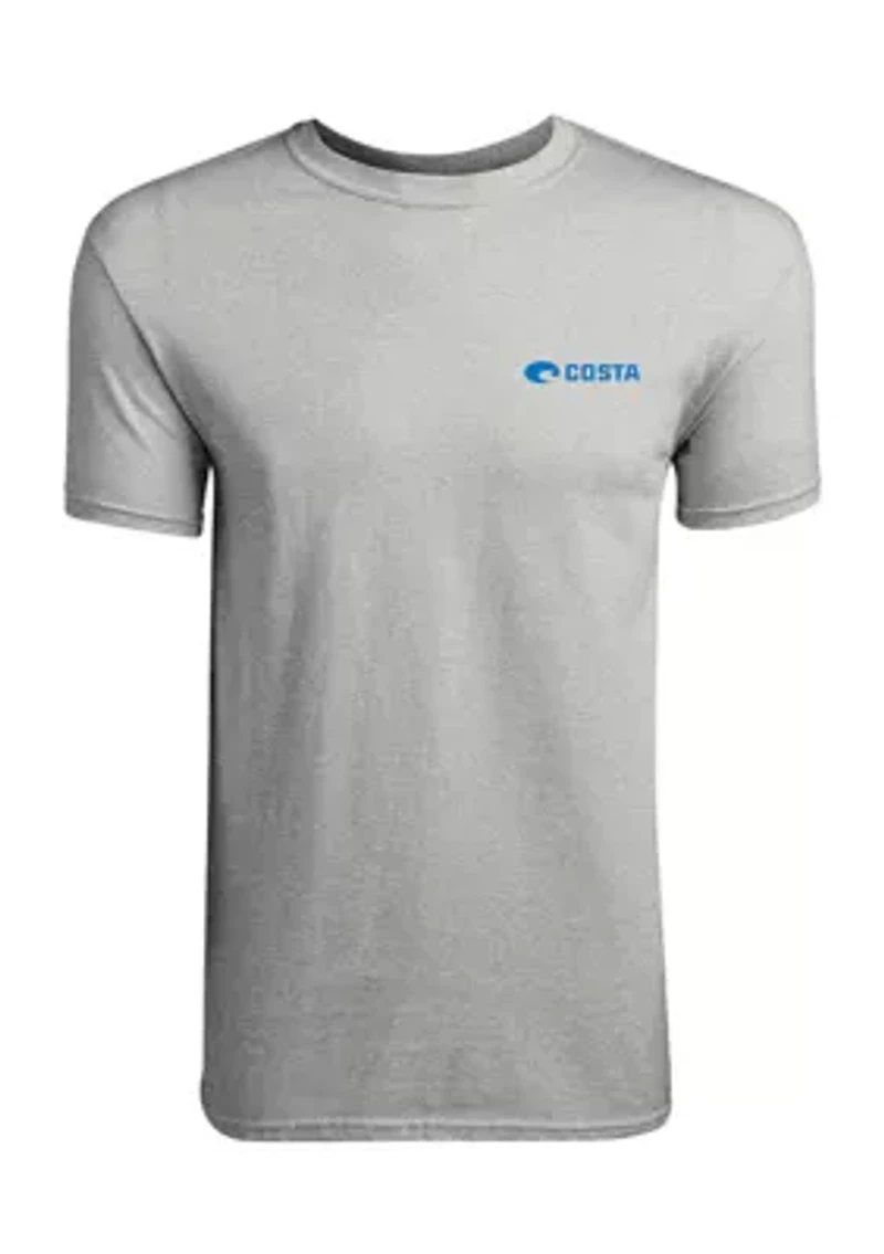 Men's Short Sleeve Emblem Marlin Graphic T-Shirt