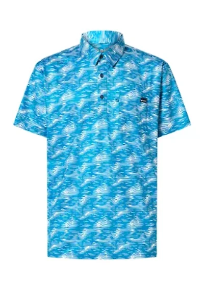 Men's Printed Button-Down Shirt