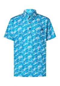 Men's Printed Button-Down Shirt