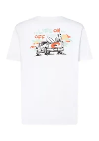 Short Sleeve Beach Life Graphic T-Shirt