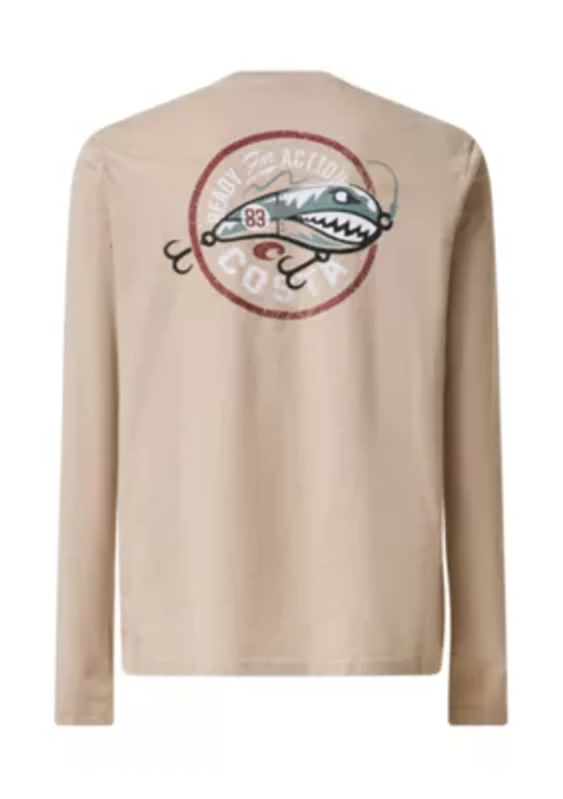 Men's Long Sleeve Ready for Action Graphic T-Shirt