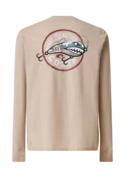 Men's Long Sleeve Ready for Action Graphic T-Shirt