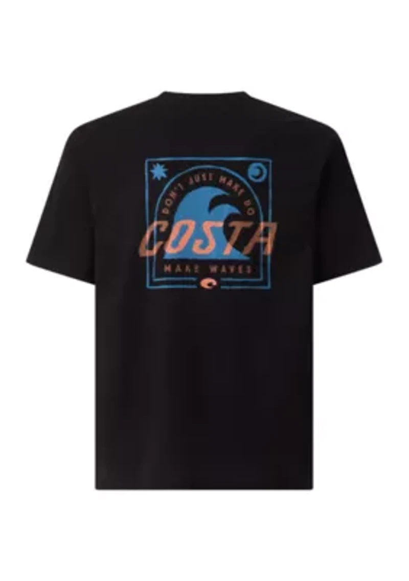 Short Sleeve Make Waves Graphic T-Shirt