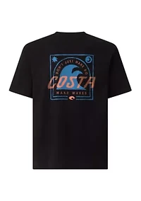 Short Sleeve Make Waves Graphic T-Shirt